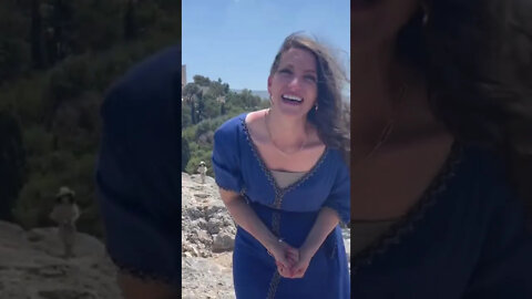 Standing where Apostle Preached in Athens