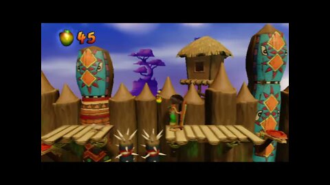 Coco Bandicoot 1 remake - Level 8: Native Fortress