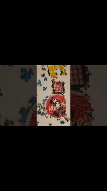 Part 3 of Making Mickey Magic has been started! #puzzle #disney #mickeymouse