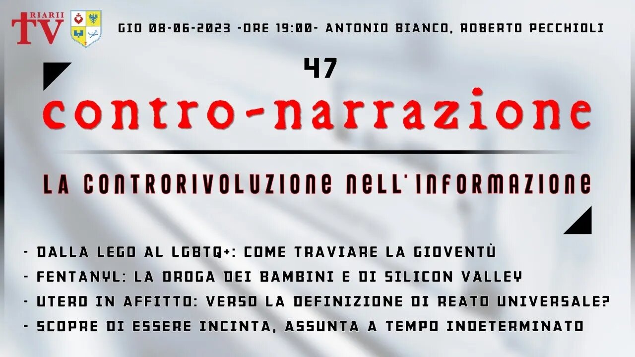 CONTRO-NARRAZIONE NR.47. ANTONIO BIANCO, ROBERTO PECCHIOLI.