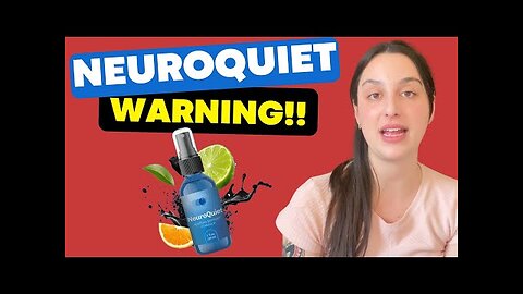 NEUROQUIET - ((⚠️🛑WARNING!!🛑⚠️)) - Neuro Quiet Review - NeuroQuiet Reviews - Neuro Quiet Supplement