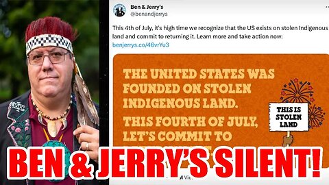 Ben & Jerry's IGNORES Native American's request to return "STOLEN LAND" as Virtue Signal BACKFIRES!