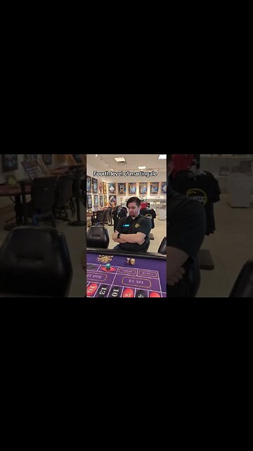 How it feels to martingale on Roulette #roulette #casino #funny