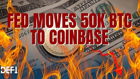 Crypto Warning! | Fed Moves 50k BTC to Coinbase | IS The US GOV Dumping?