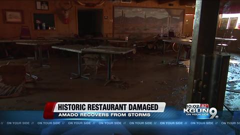 Severe storms damage Cow Palace in Amado