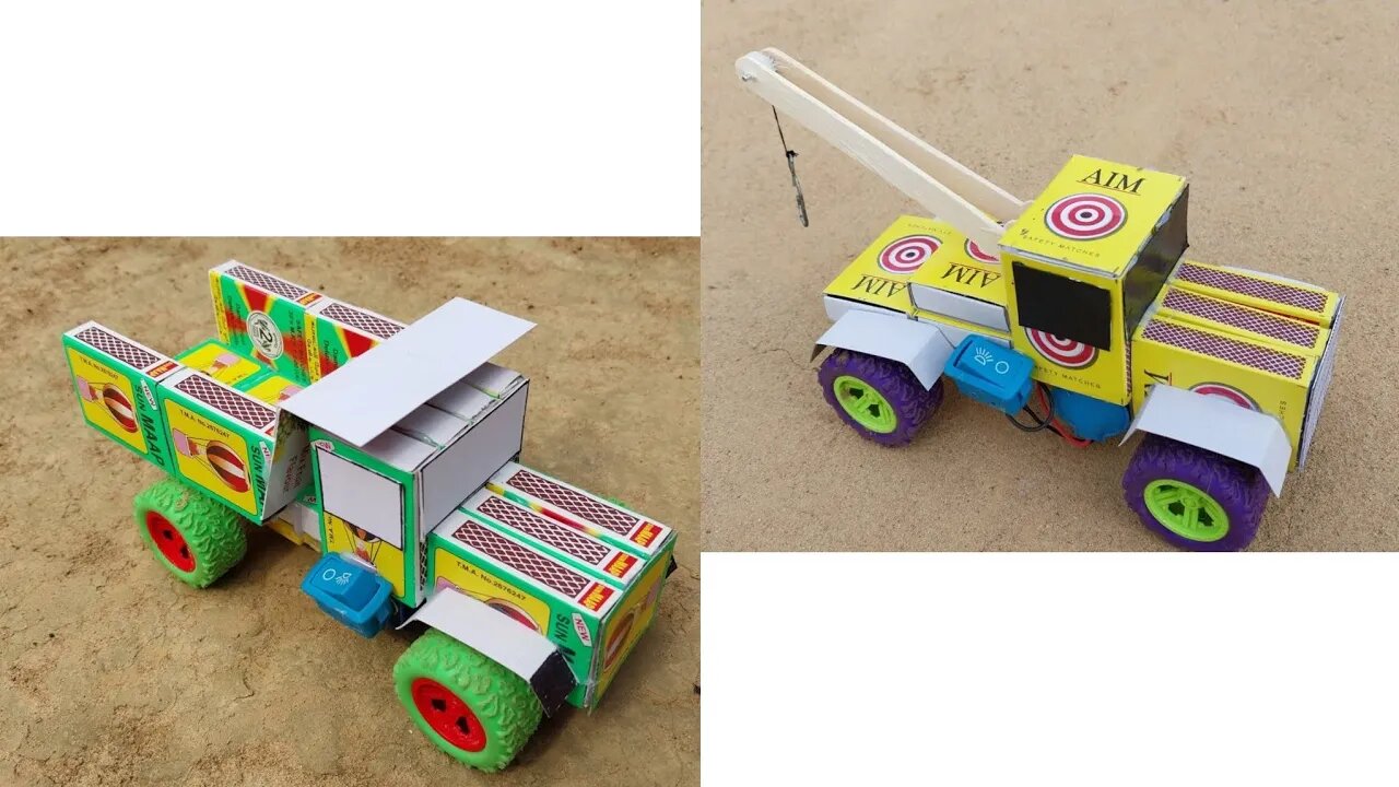 2 Powerful DIY Truck | How to Make a Truck | Matchbox Project