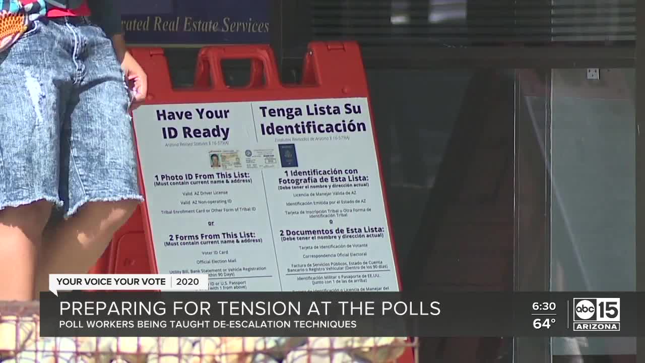 Preparing for tension at the polls