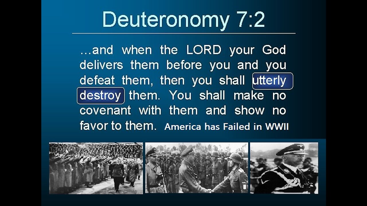 When GOD Send You to Genocide The Land.