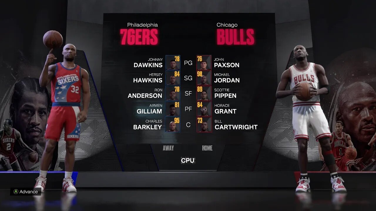 Barkley Battles MJ! 🐐 / 76ers @ Bulls / Full Game / Nov. 1, 1991 / MyNBA Replay #NBA2K23 #JordanEra