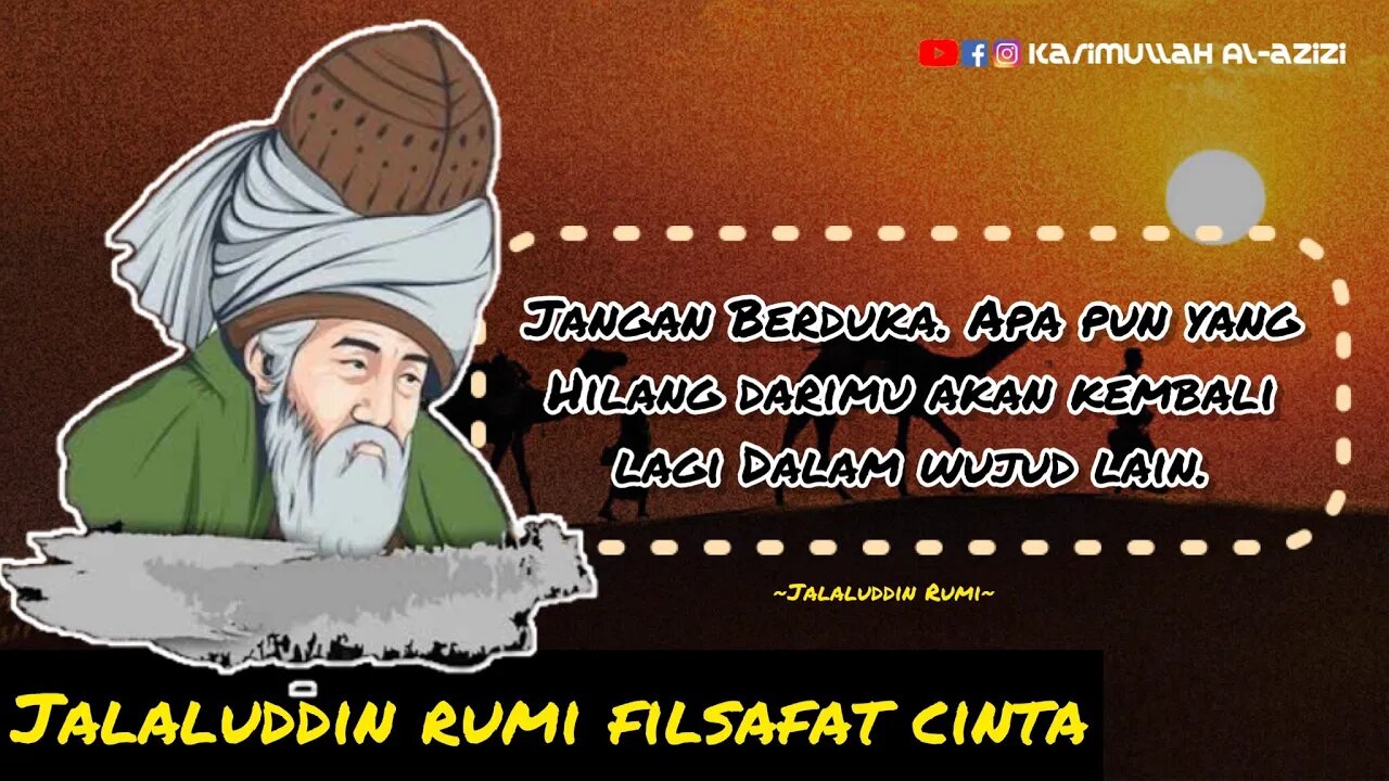 KATA KATA MUTIARA JALALUDDIN RUMI