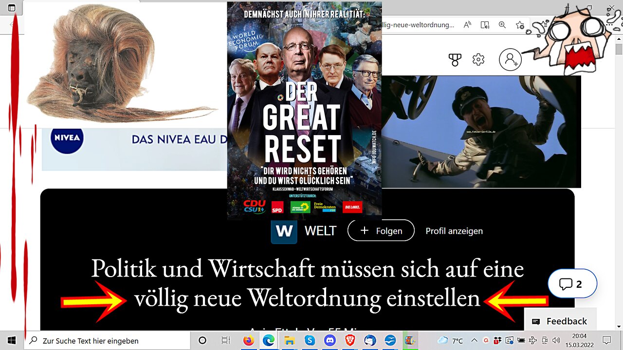 „Und jetzt ganz offiziell für die der Seele (freiwillig) beraubten Dauerschläfer, usw.!!!“ ...