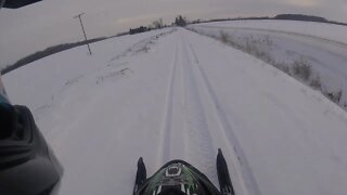 Snowmobile Field Riding (Part 3)