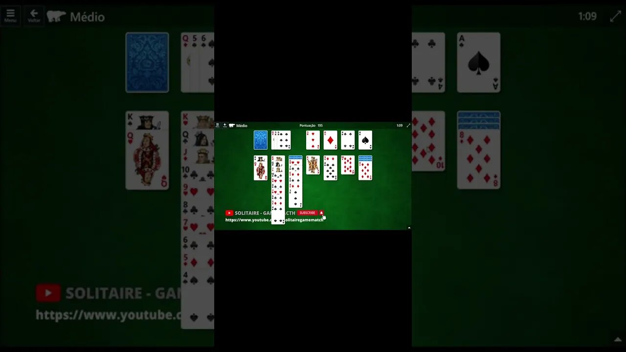 Microsoft Solitaire Collection Klondike INTERMEDIATE Level # 355 #shorts