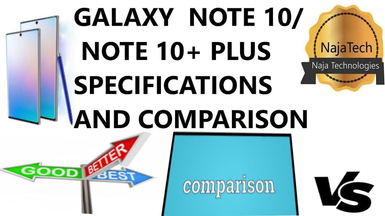 🛑 Samsung Galaxy Note10 Official & Note 10+ Plus | Specifications And Comparison