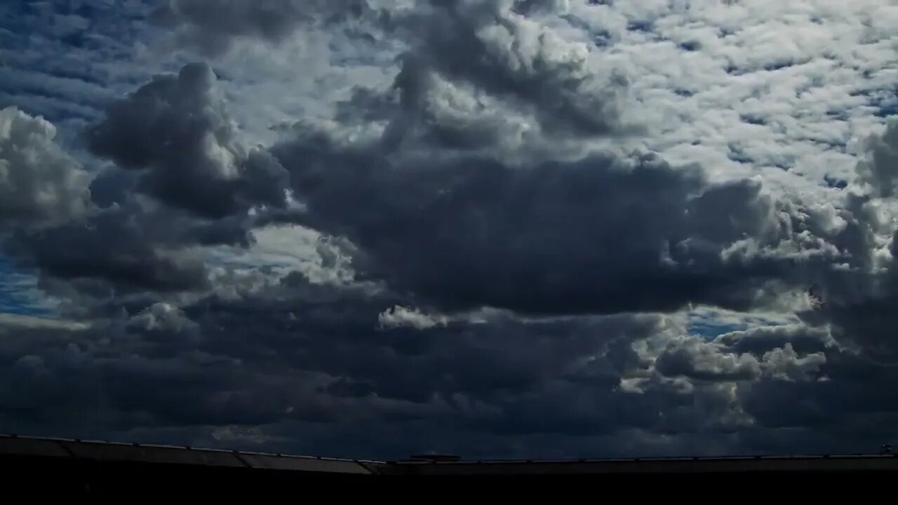 Beachfront B Roll Rooftop Clouds Time Lapse Free to Use HD Stock Footage