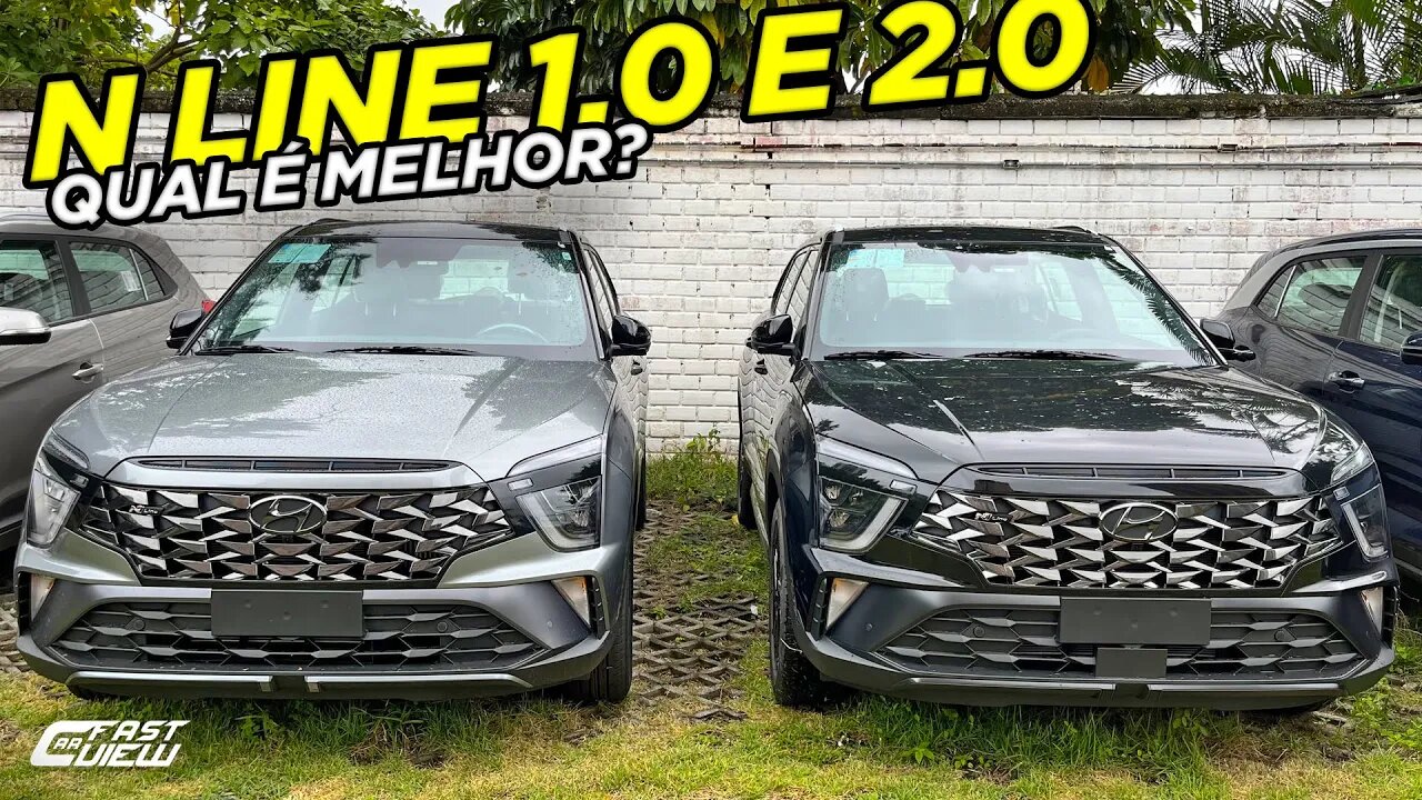 NOVO HYUNDAI CRETA N LINE 2023 1.0 TURBO E 2.0 NIGHT EDITION QUAL VALE + A PENA? COMPARATIVO RÁPIDO