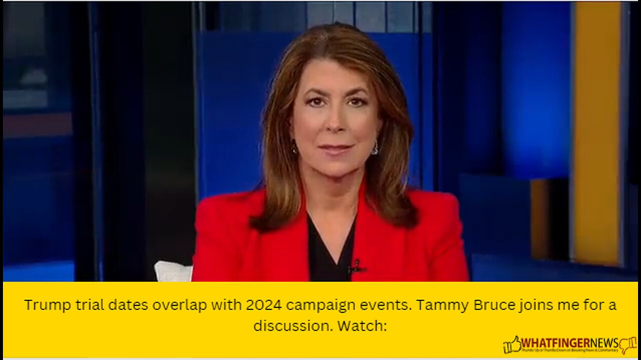 Trump trial dates overlap with 2024 campaign events. Tammy Bruce joins me for a discussion