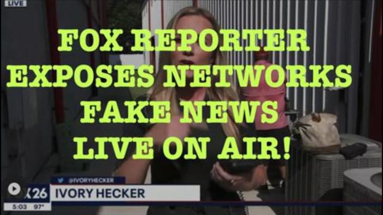 Fox News Reporter Exposes Network’s Manipulation Live on Air