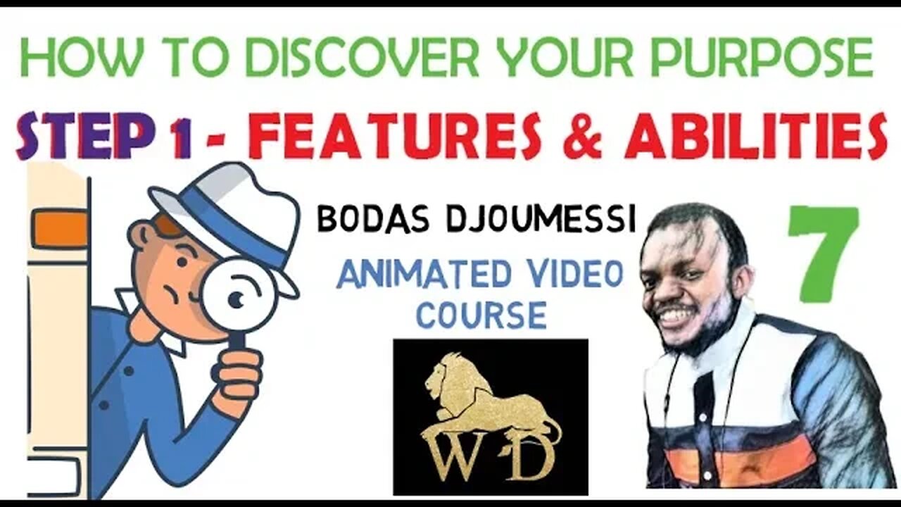07 HOW TO DISCOVER YOUR PURPOSE || STEP 1- STUDY YOUR FEATURES & POTENTIAL || VIDEO COURSE || HTDYP