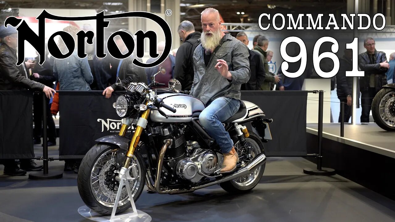Norton Commando 961. Pure art! Modern Classic/Retro Cafe Racer motorcycle! & Norton V4SV Power/Style