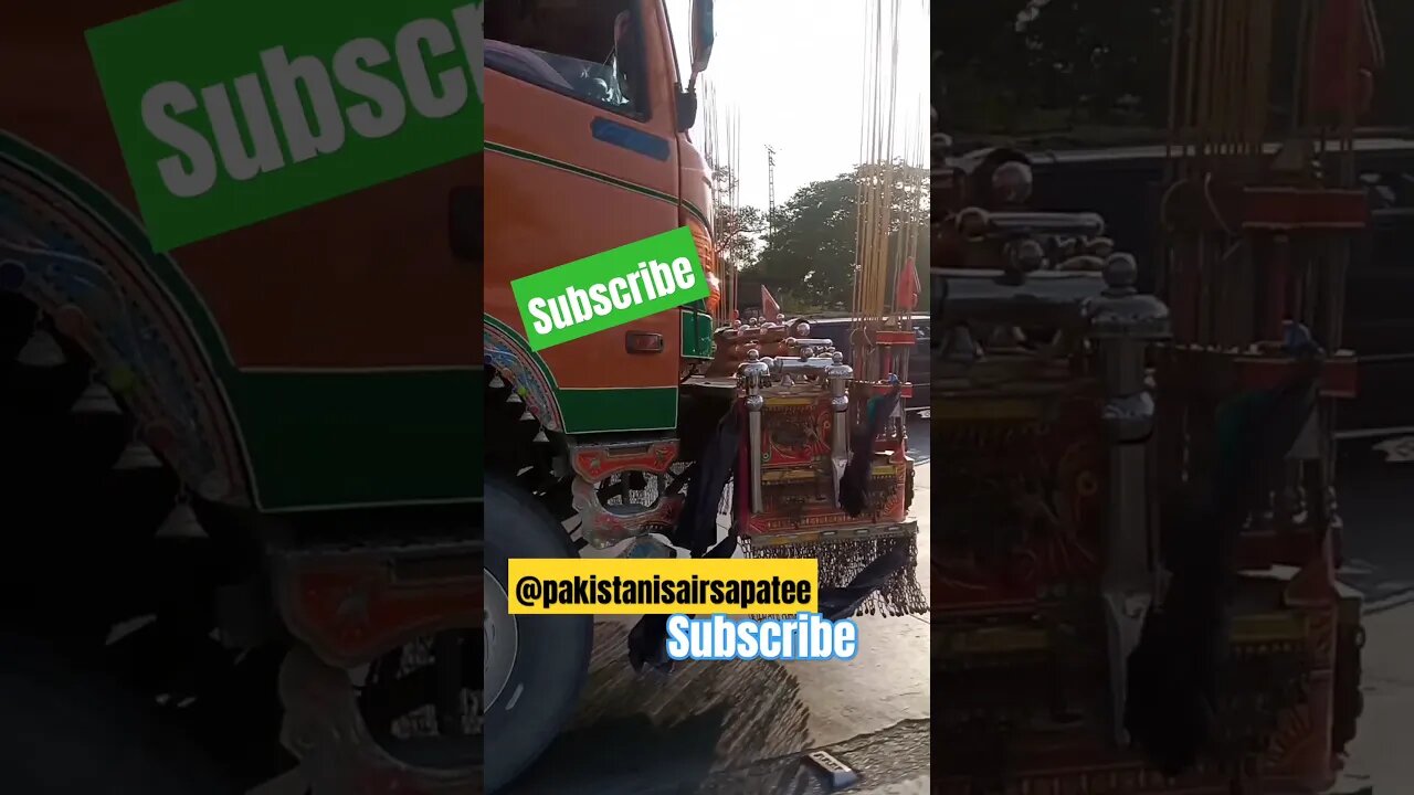 beautiful pakistani truck...#trendingshorts #satisfying #shortfeed @pakistanisairsapatee