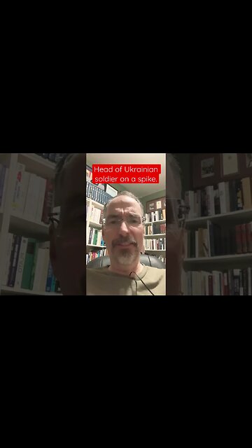 Ukrainian soldier’s head on Spike #ukraine #ukrainewar #shorts