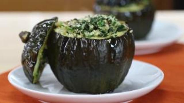 Couscous-Stuffed Acorn Squash