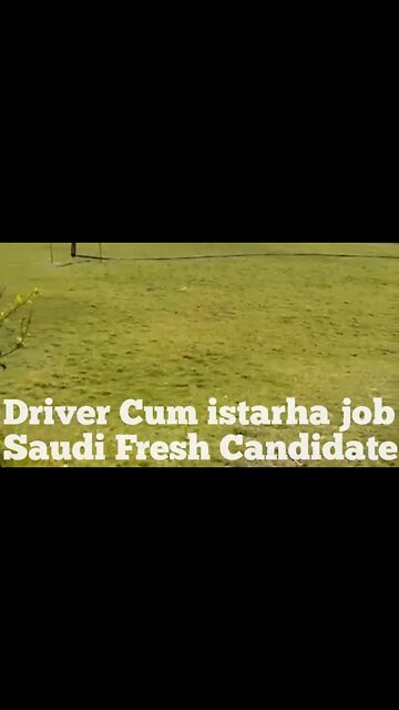 job For Saudi | Driver Cum istraha Helper #fcenterprise #job #shorts #driverjob