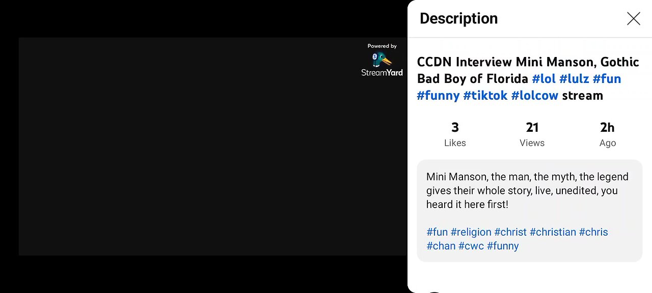 mini Manson on ccdn pt1