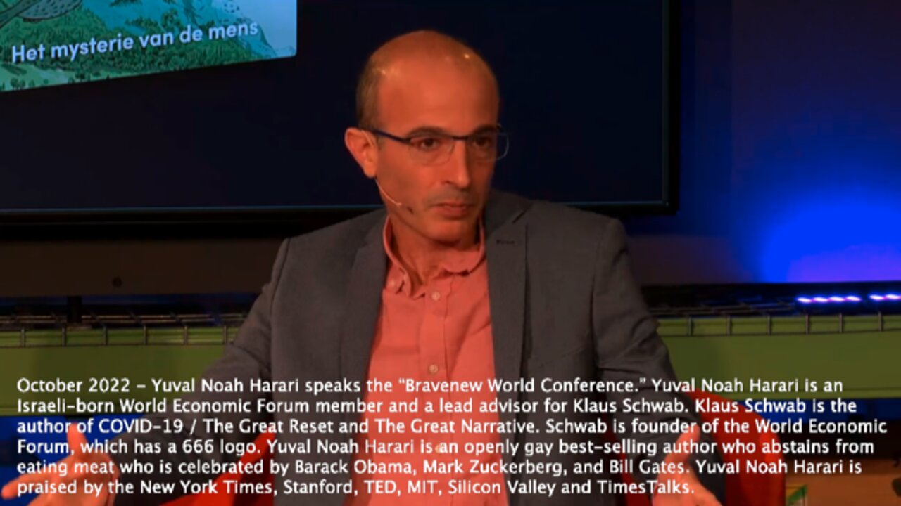 Yuval Noah Harari | Speaking at "The Brave New World Conference" | "I Met My Husband Online On the Internet." + We Need to Invest 2% to Stop Climate Change + The Ability to Genetically Engineer Human Babies