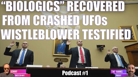 Whistleblower Stuns the World Claiming US Recovered Biologics From Crashed UFOs | The Yannis Podcast