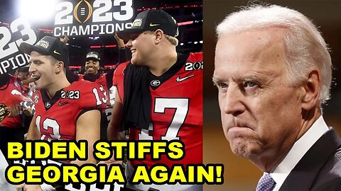 Georgia Football player CALLS OUT Joe Biden after he REFUSES to invite them to the White House again