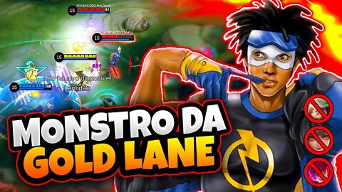 É POR ISSO QUE ELE É O MELHOR ADC PRA JOGAR NA SOLOQ | MOBILE LEGENDS
