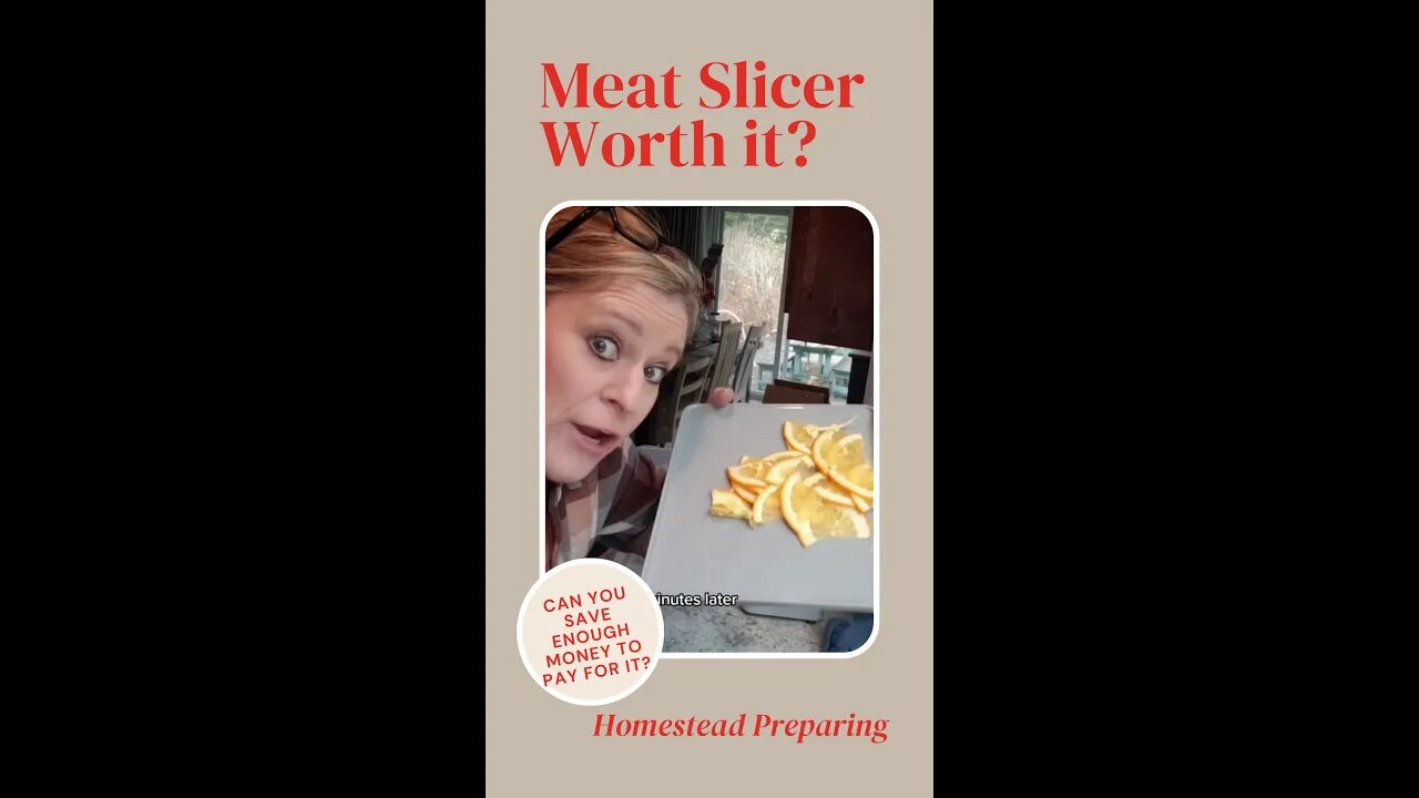 Do you need a meat slicer on your homestead and will it pay for itself?