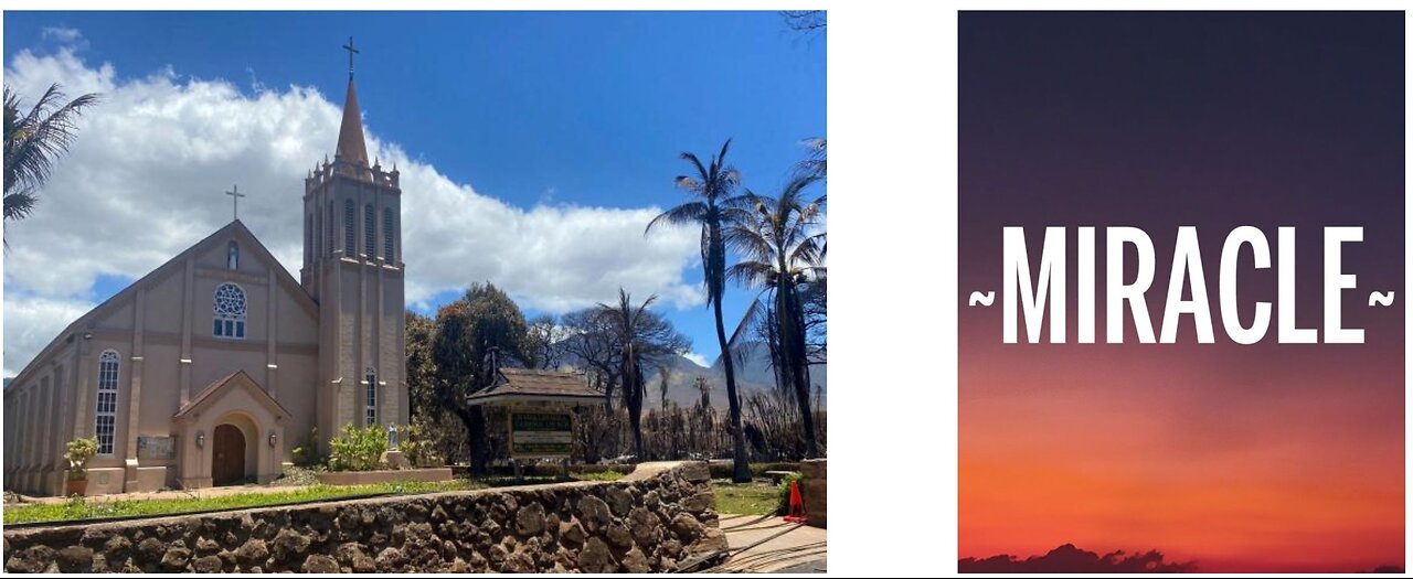 Historic Lahaina catholic church miraculously untouched by Hawaii Maui wildfires that killed 80