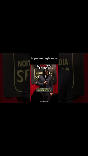 "EU E MEU AVÔ NUM VELÓRIO" com Daniel Varella #shorts