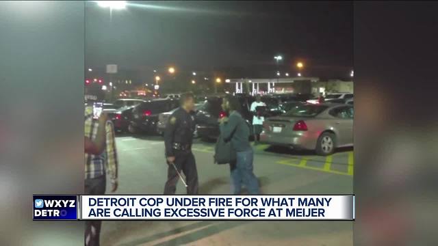 Detroiters respond after online video shows DPD officer striking man w/ baton