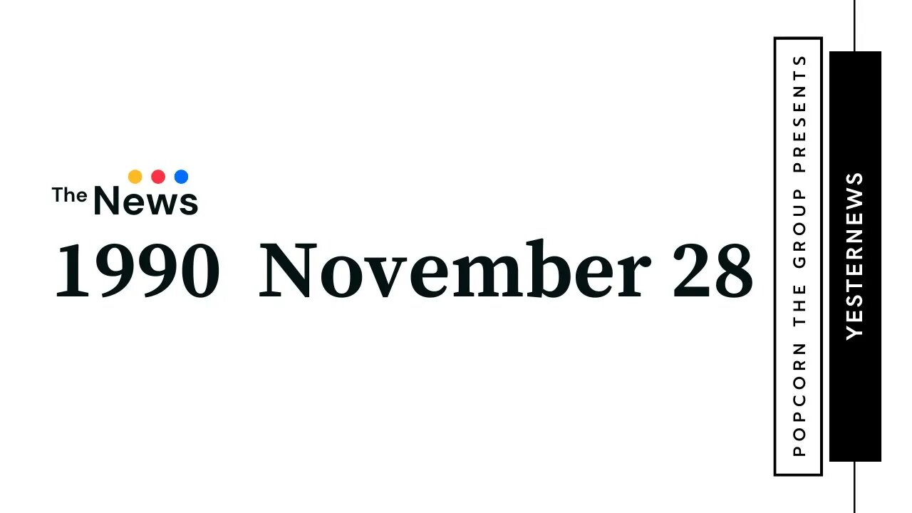 1990.11.28 . 0630pm NBC Nightly News w Tom Brokaw . Day Before UN Vote on Gulf War Action