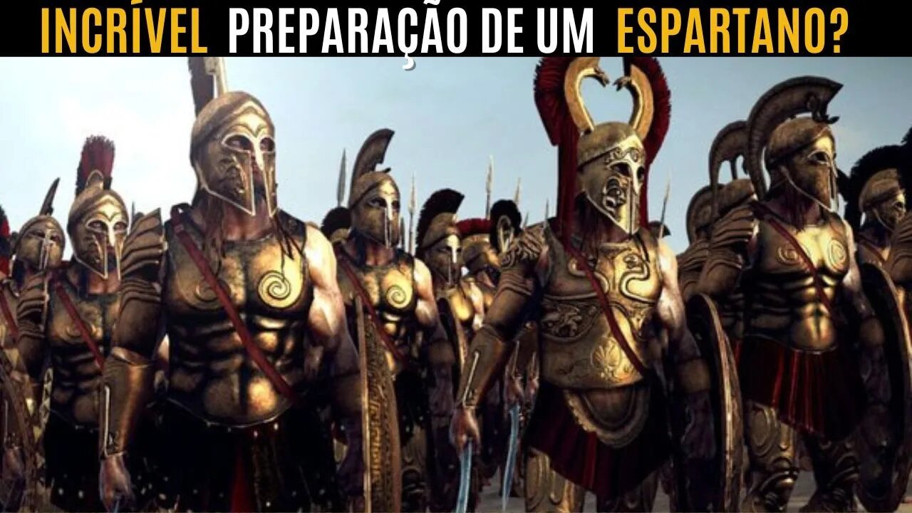 COMO ERA A PREPARAÇÃO DE UM GUERREIRO ESPARTANO?