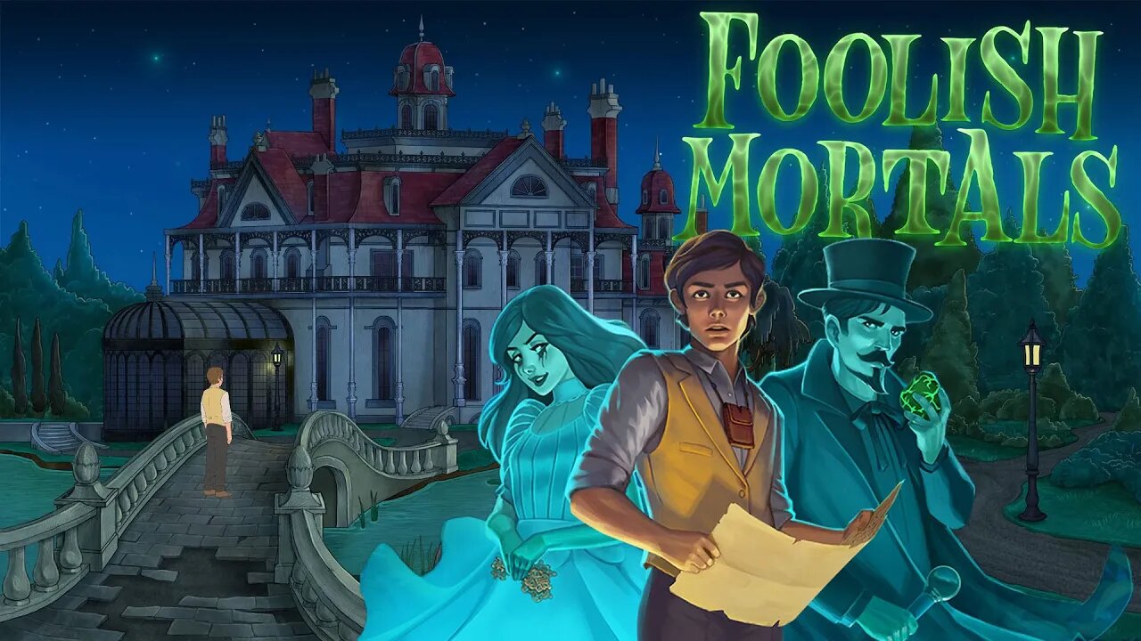 Foolish Mortals - Do You Like Voodoo & Ghosts? Welcome to Devil's Rock! (Point-&-Click Adventure)