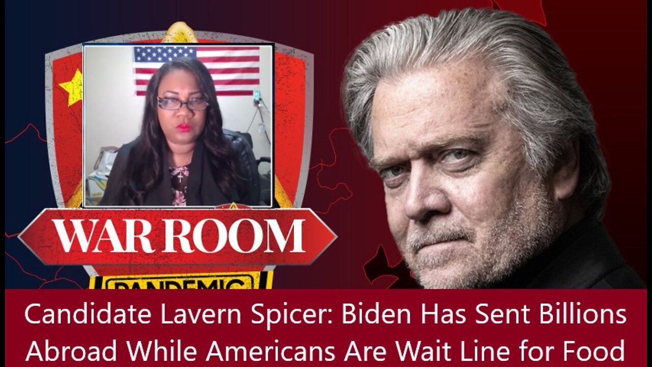 Candidate Lavern Spicer: Biden Has Sent Billions Abroad While Americans Are Wait Line for Food