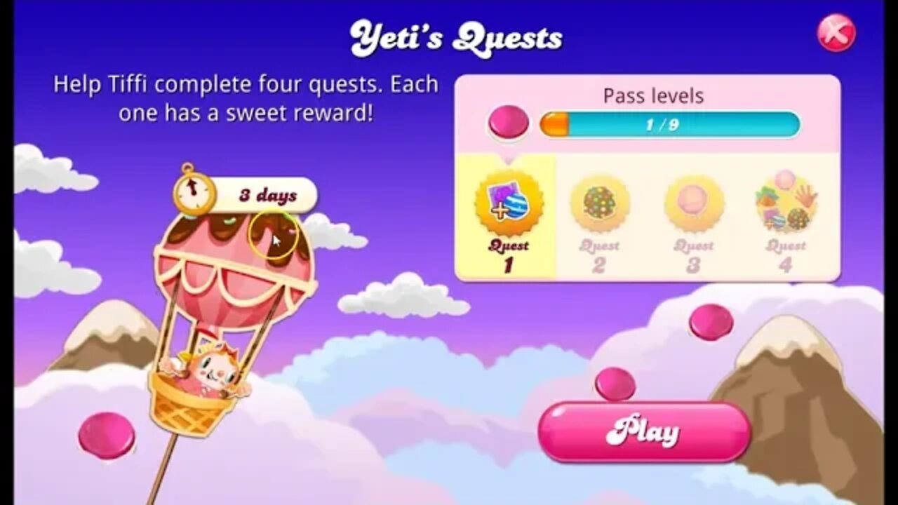 Yeti's Quests...my review of a new series of games in Candy Crush Events. Do you agree?