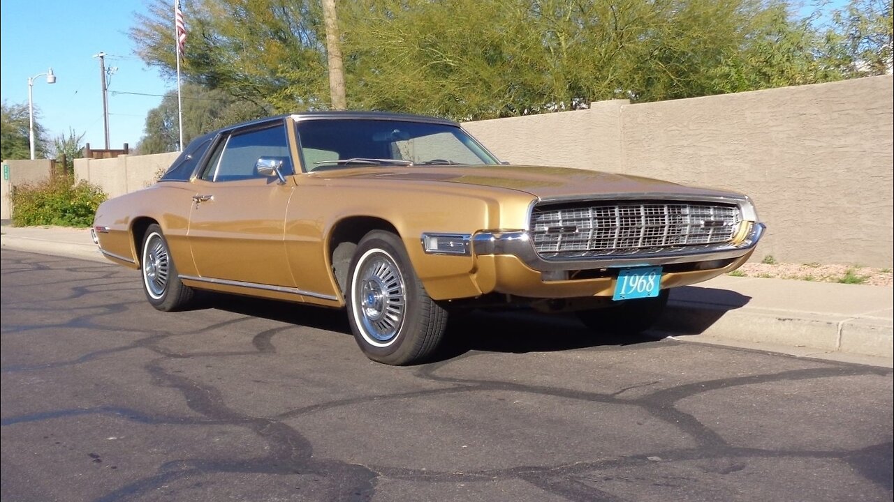 1968 Ford Thunderbird T Bird Landau 429 in Gold & Ride on My Car Story with Lou Costabile