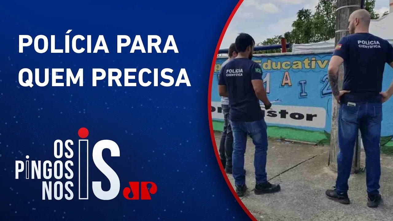 Após ataque em creche, governador de SC anuncia policiais armados nas escolas