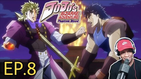 JoJo's Bizarre Adventure Phontom Blood ep 8 Reaction