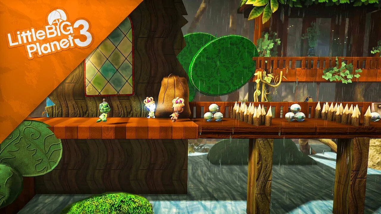 LittleBigPlanet 3 - Rainy forest (Platformer)