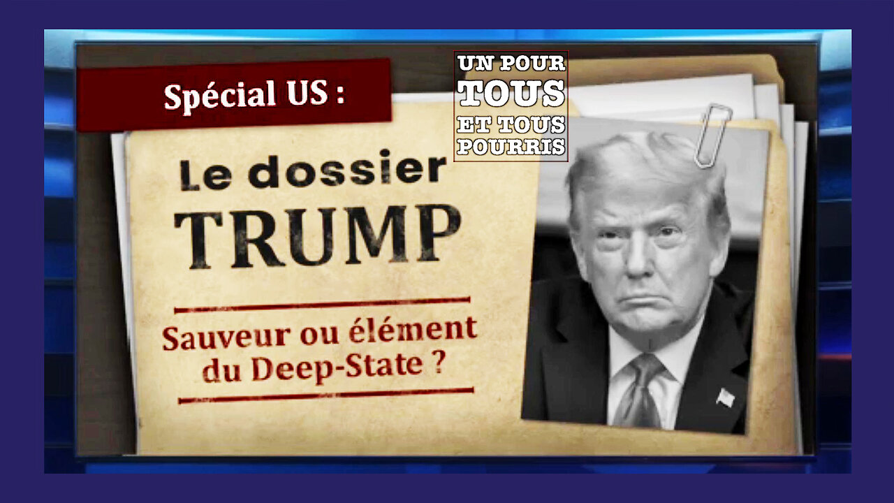 USA. Donald TRUMP / Démasquons les "pourris" ... (Hd 720)