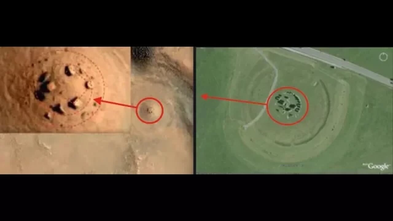 NASA & HiRISE Satellites - High Resolution Imagery- Multiple Stonehenges on Mars, Live 7-11-17
