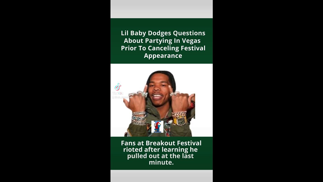 Lil Baby Dodges Questions About Partying In Vegas Prior To Canceling Festival Appearance