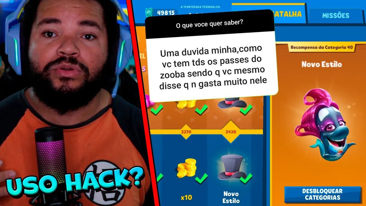 COMO TENHO TODOS OS PASSES DO ZOOBA MESMO SEM GASTAR TANTO? Respondendo Inscritos